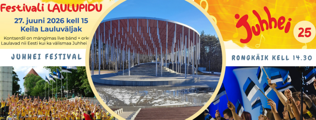 Juhhei noortekoori 25.juubeli festivali otseülekanne   Sellel aastal on täitumas Juhhei laste-ja noortekooril 25 aastat! Oled oodatud seda meiega tähistama Juhh